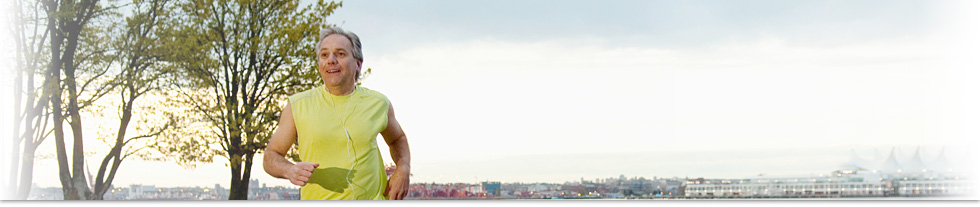 man jogging